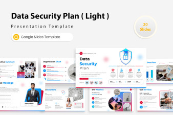 Data Security Plan Google Slides Template ( Light & Dark )
